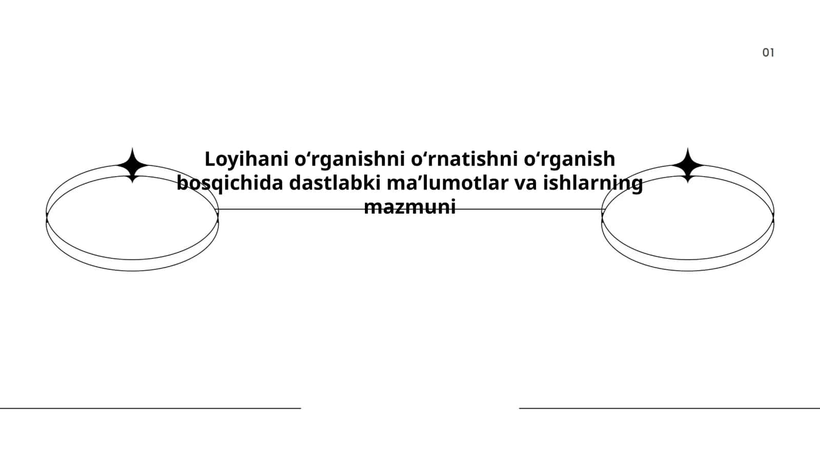 Loyihani oʻrganish tushunchasi