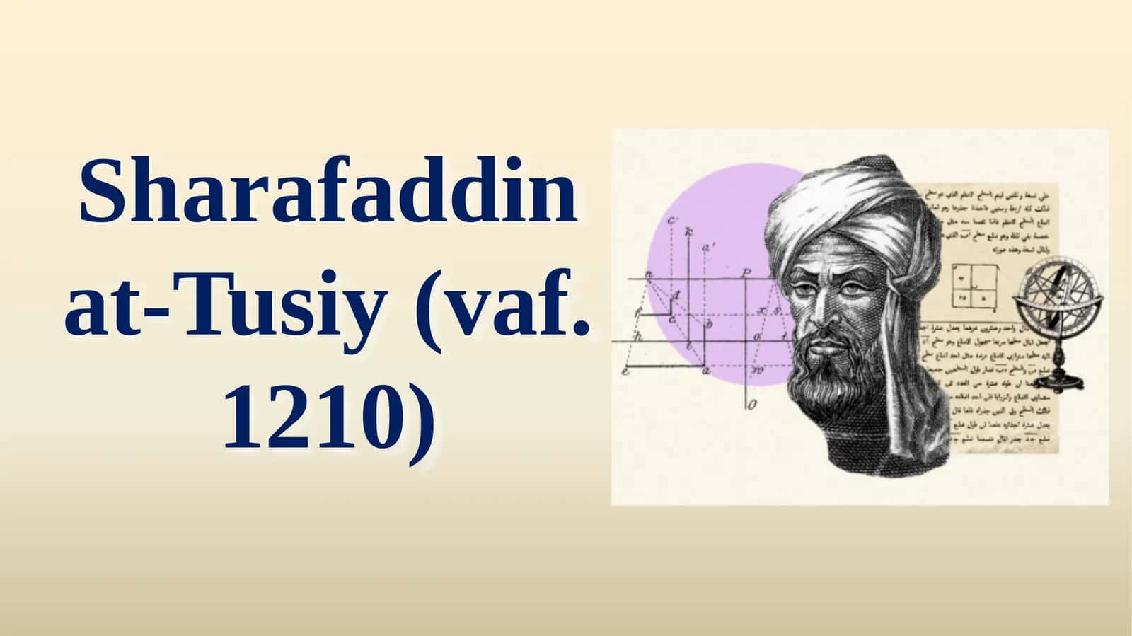Sharafaddin at-Tusiyning hayoti va ilmiy faoliyati