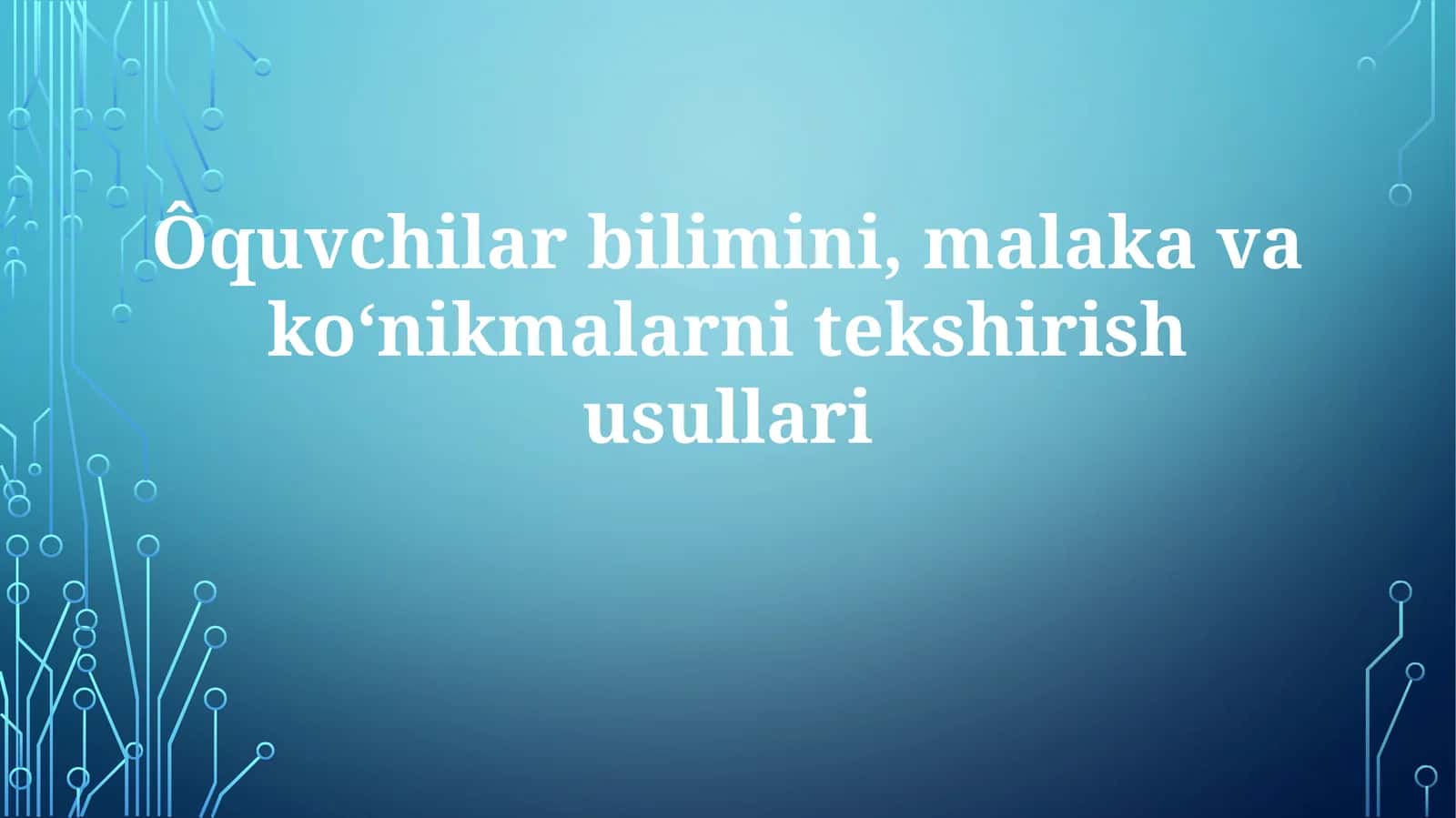 Samarali Baholash