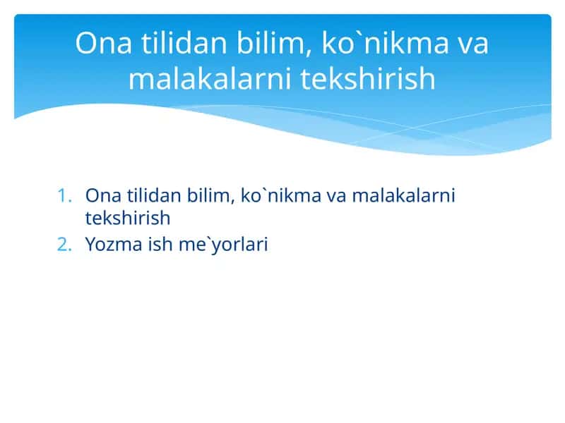 Ona tilidan bilim