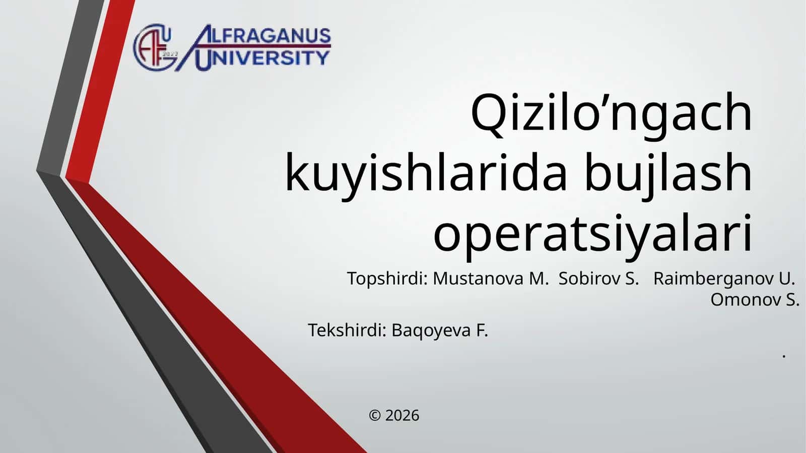 Qizilo‘ngach kuyishlari