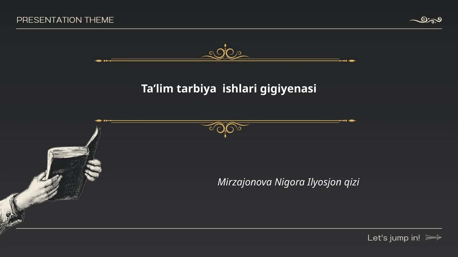 Taʼlim tarbiya ishlari gigiyenasi