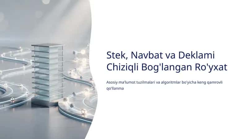 Stek, Navbat va Deklami Chiziqli Bog'langan Ro'yxat