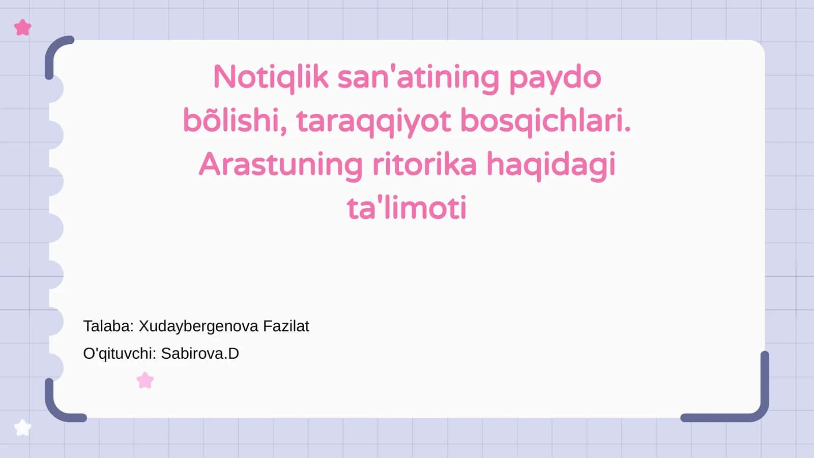 Notiqlik san'ati: Kirish va asosiy tushunchalar