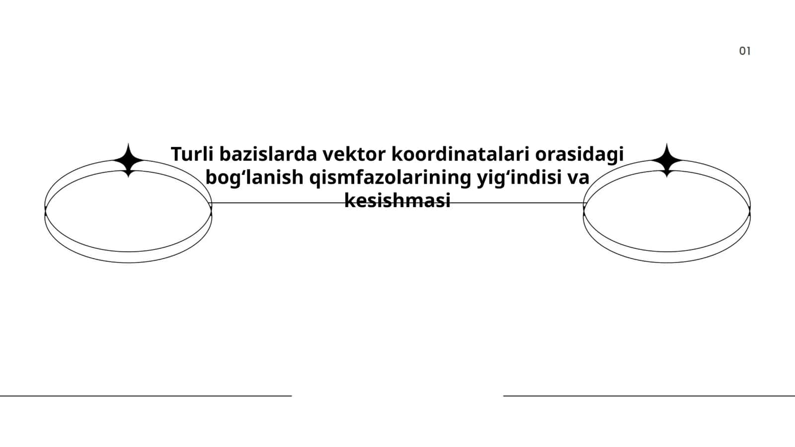Vektorlar Nazariyasi Asoslari
