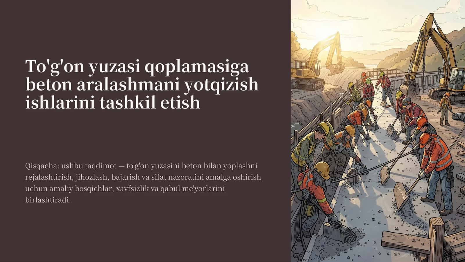 togon yuzasi qoplamasi