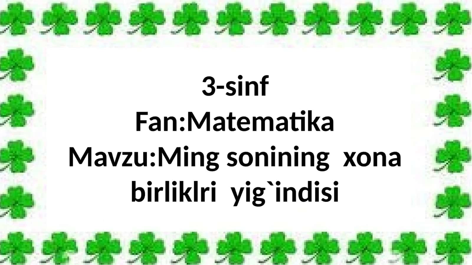 Mingsoniningxonabirliklriyig`indisi