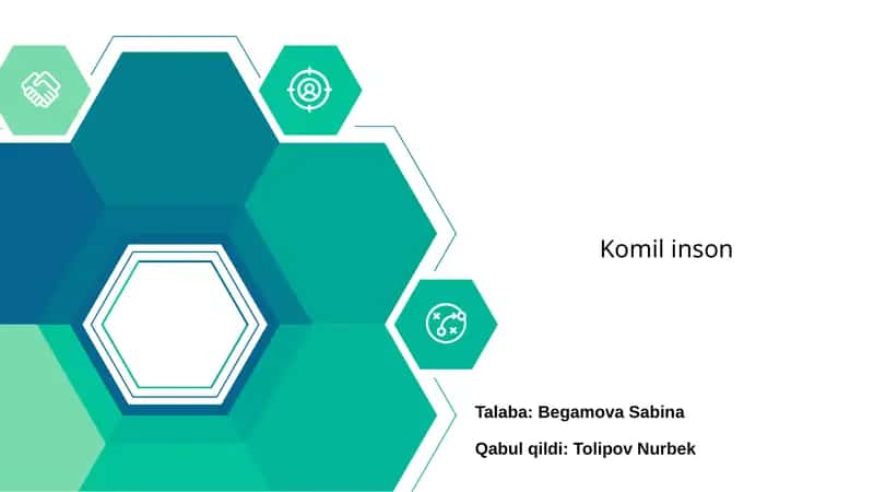 Komil insonning fazilatlari