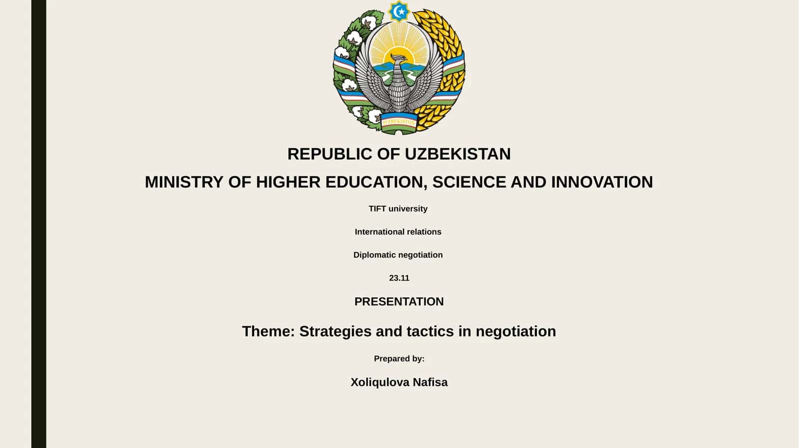 Strategies and tactics in negotiation