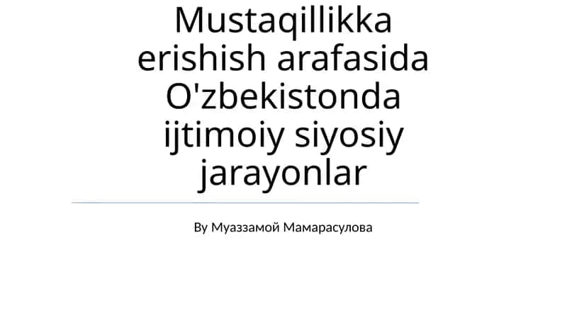 Sovet merosi va noroziliklar