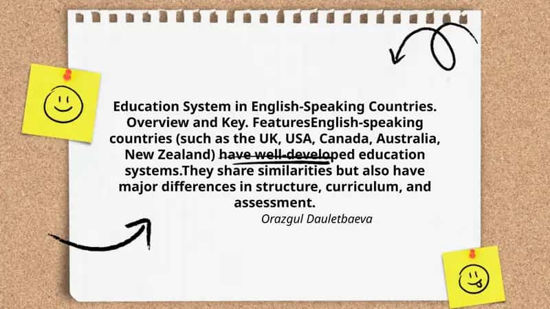 Education System in English-Speaking Countries
