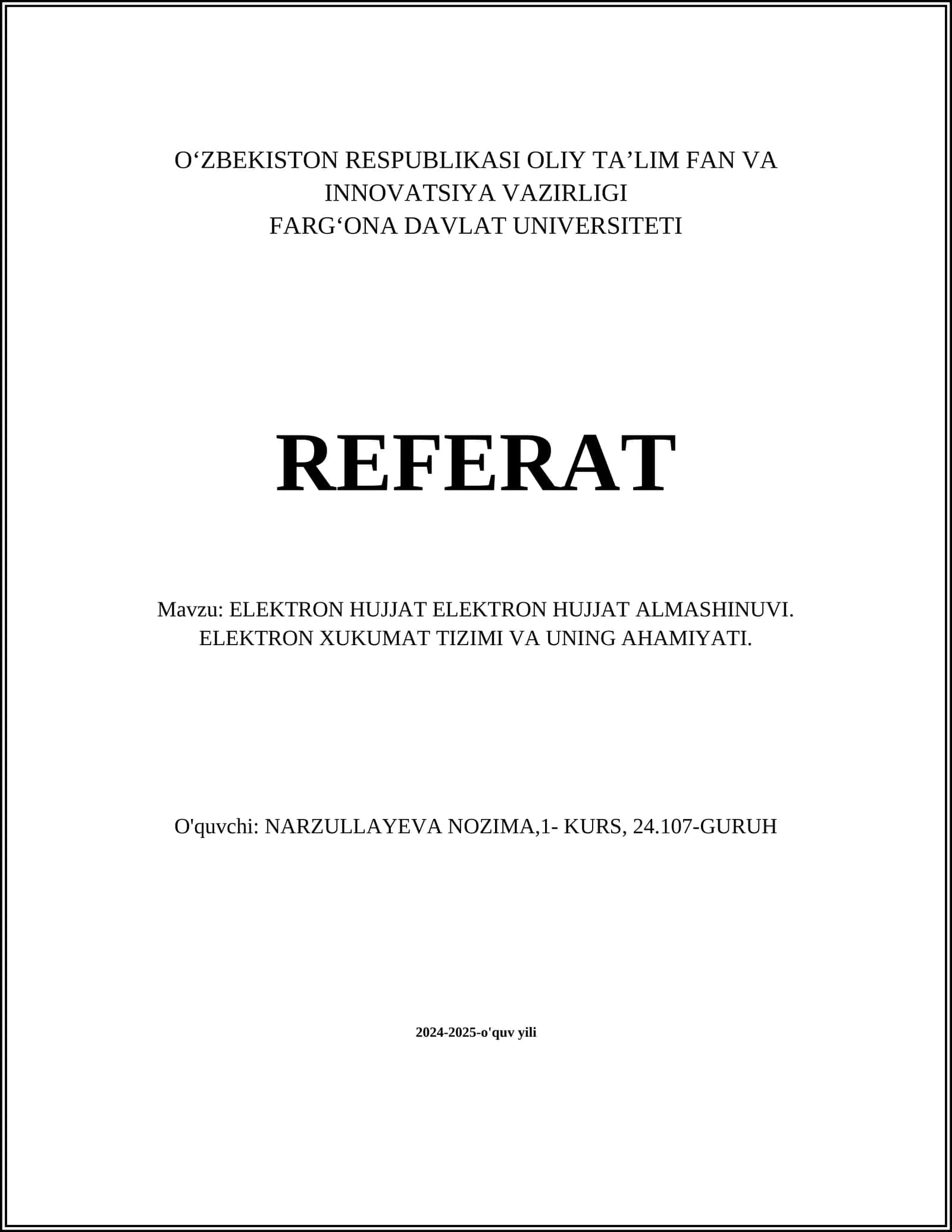 Elektron hujjat almashinuvi