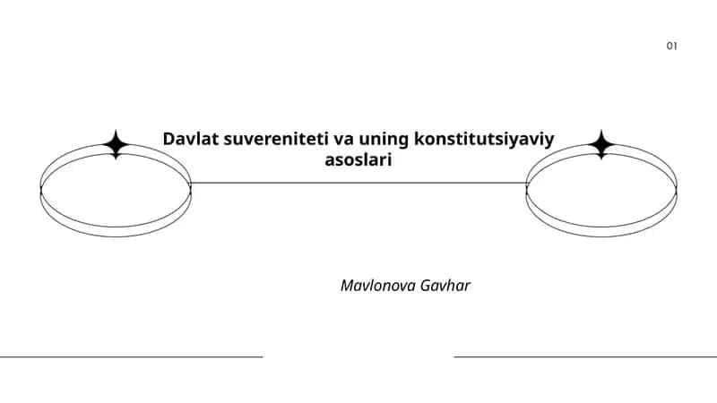 Davlat suvereniteti va uning konstitutsiyaviy asoslari