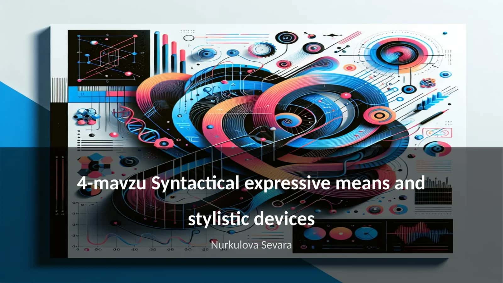 Syntactical expressive means and stylistic devices