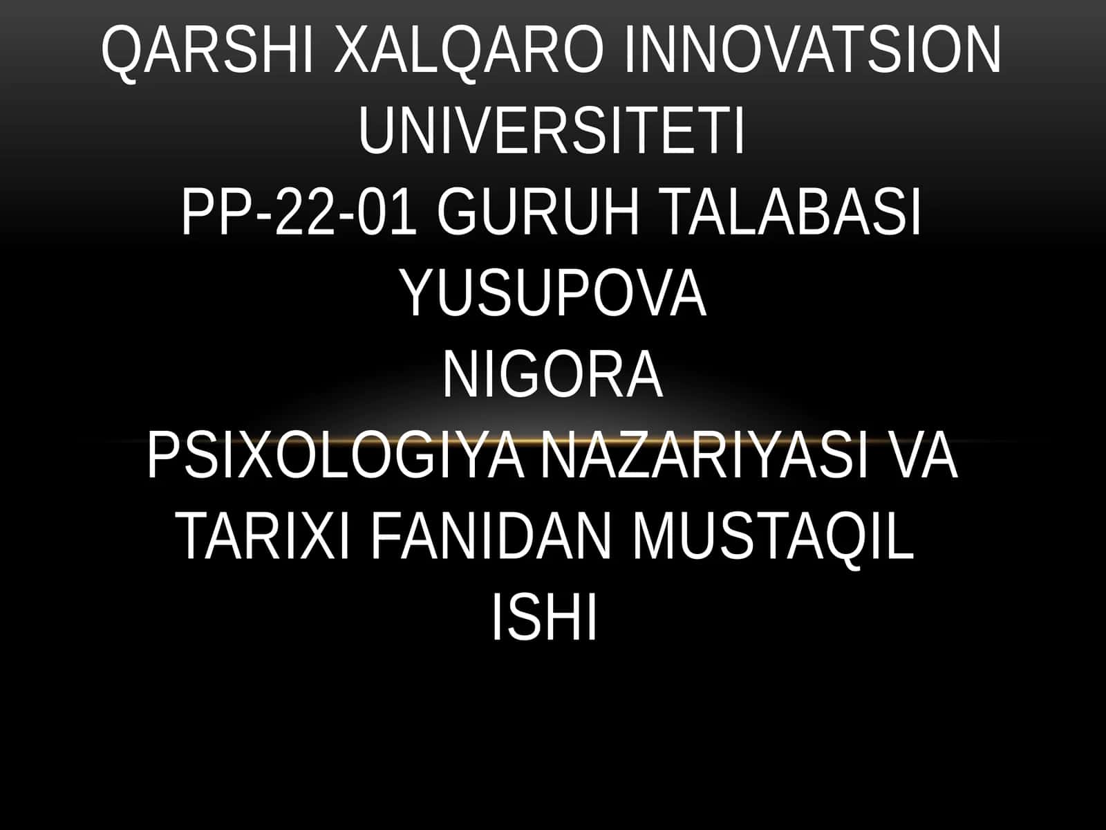 XVIII-ASR PSIXOLOGIYASIGA UMUMIY TAVSIF