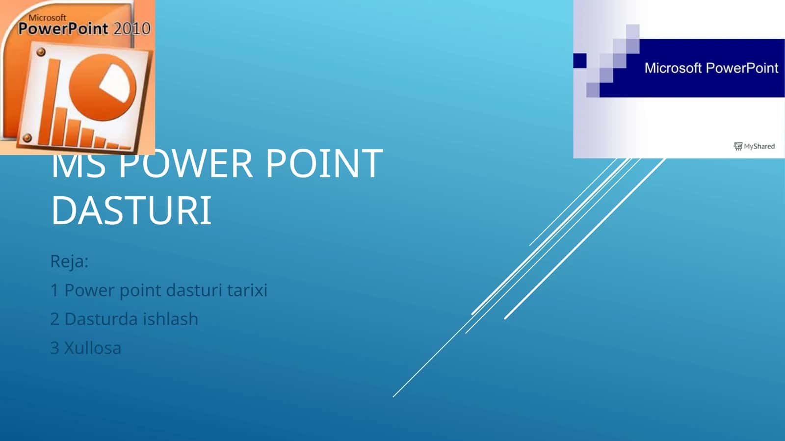 MS Power pointdasturi