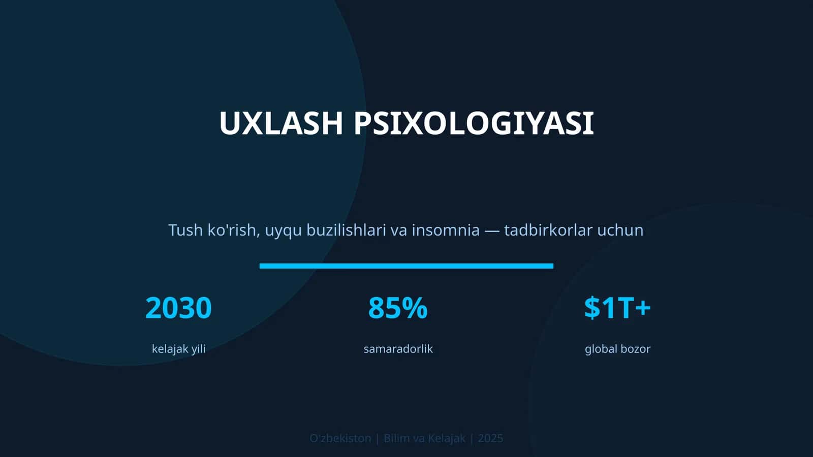 UXLASH PSIXOLOGIYASI