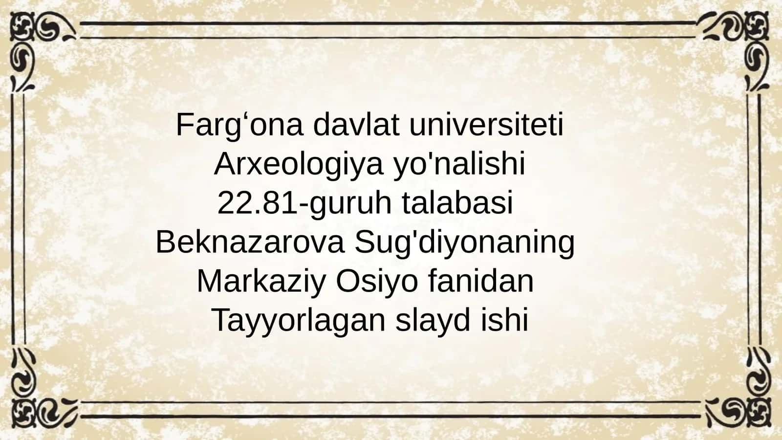 Afrosiyob va Ko’ktepa