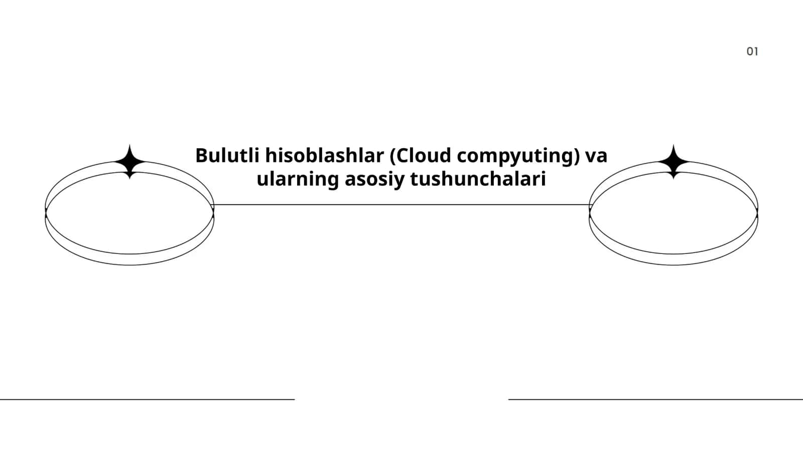 Bulutli hisoblashlar (Cloud compyuting) va ularning asosiy tushunchalari