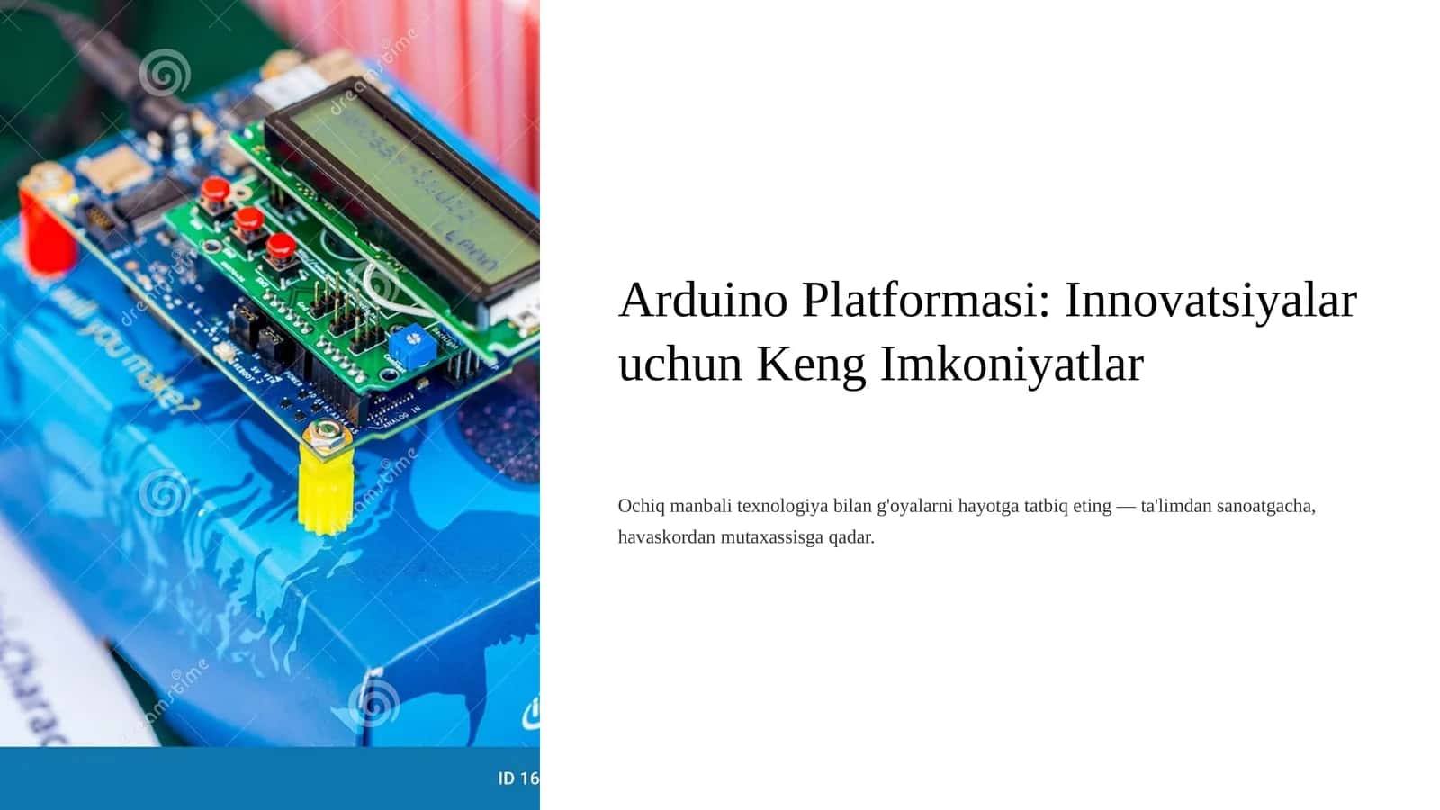 Arduino Platformasi: Innovatsiyalar uchun Keng Imkoniyatlar