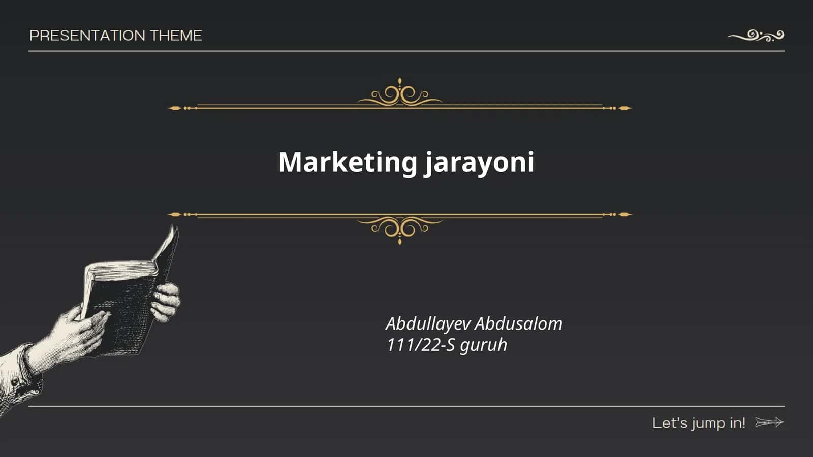 Marketing jarayoni