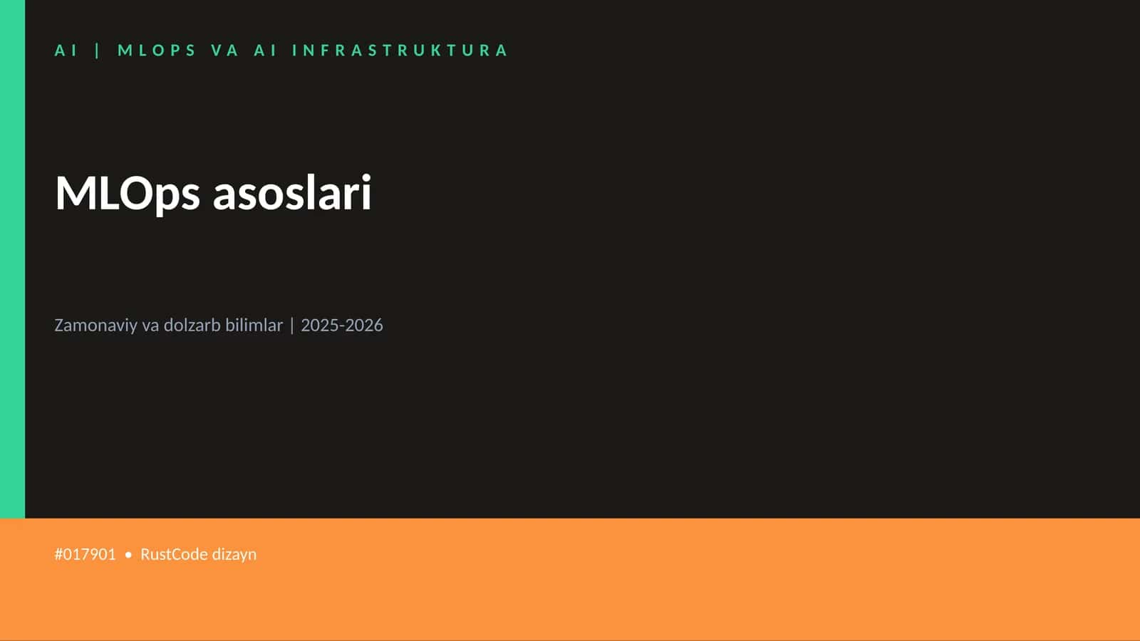 MLOPS VA AI INFRASTRUKTURA
