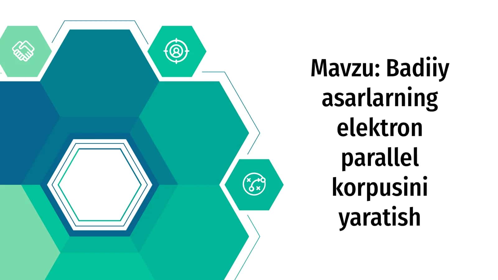 Badiiy asarlarning elektron parallel korpusini yaratish