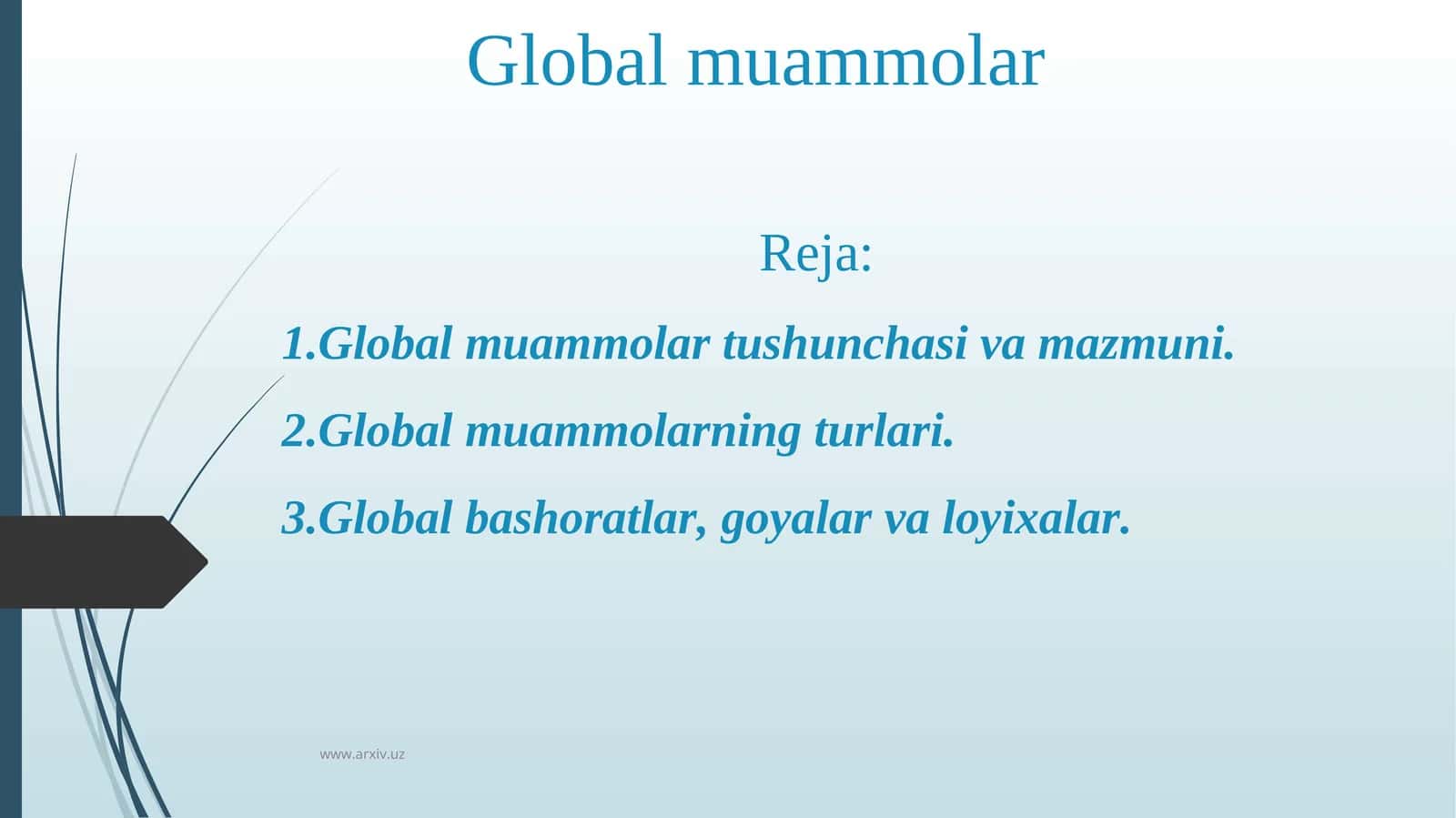 Global muammolar