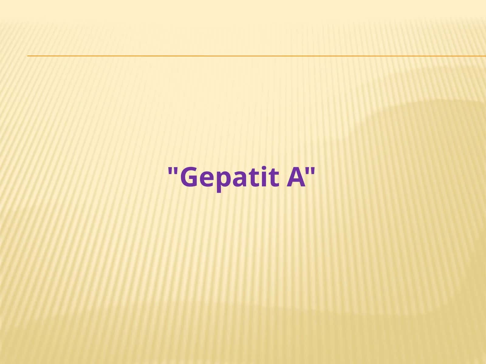 Gepatit A