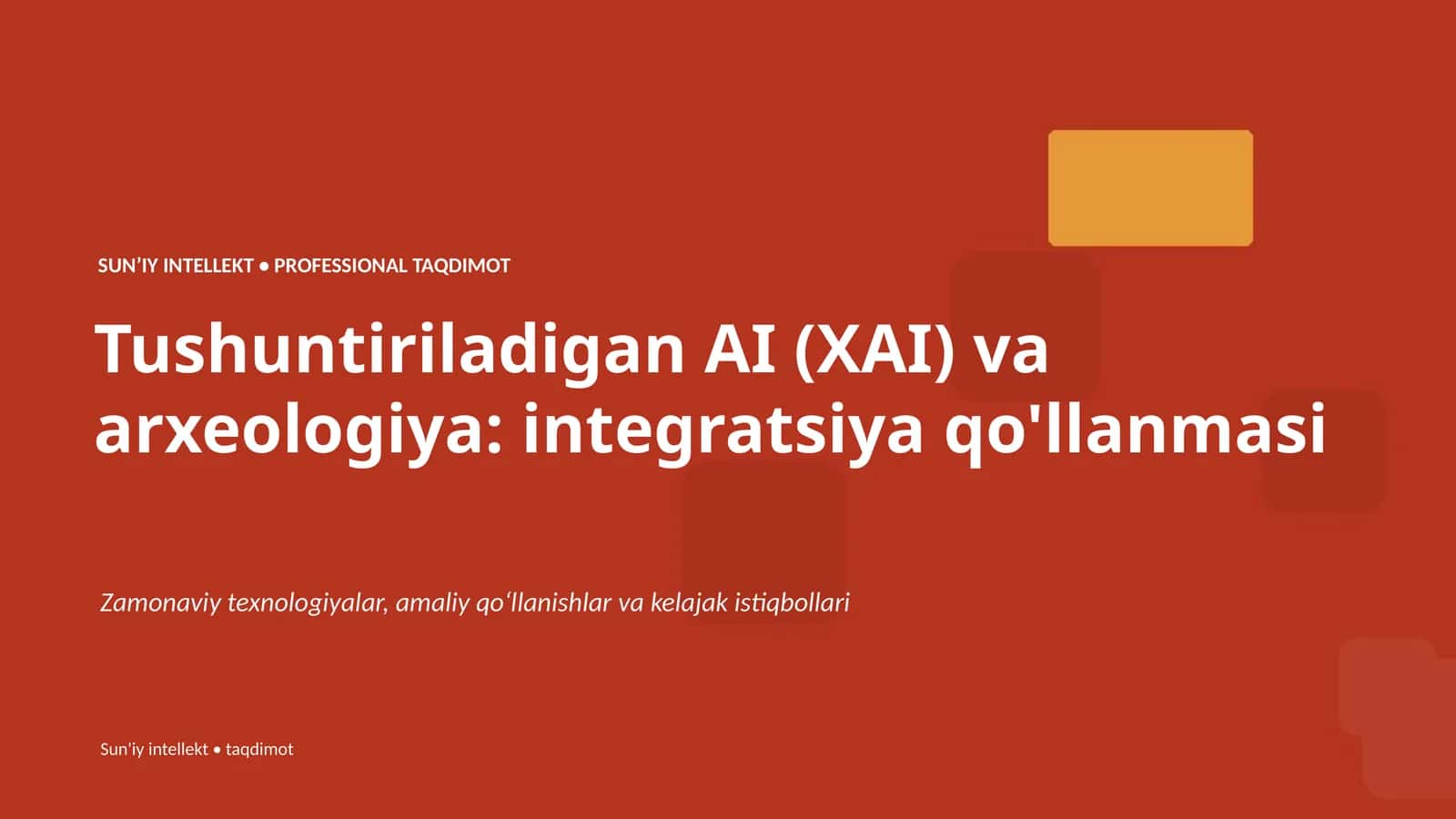 Tushuntiriladigan AI (XAI) va arxeologiya: integratsiya qo'llanmasi