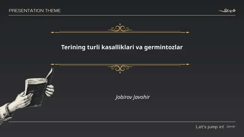 Terining turli kasalliklari va germintozlar