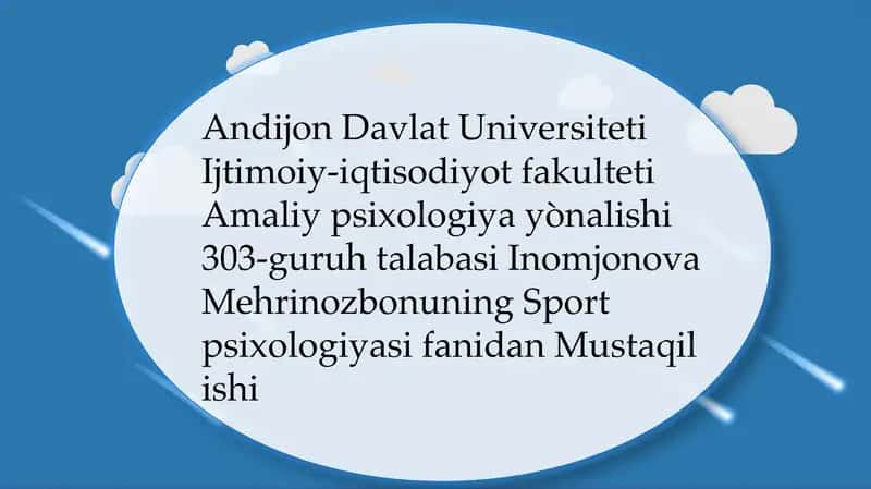 Sport jarohatlari va ularning psixologik ta'siri