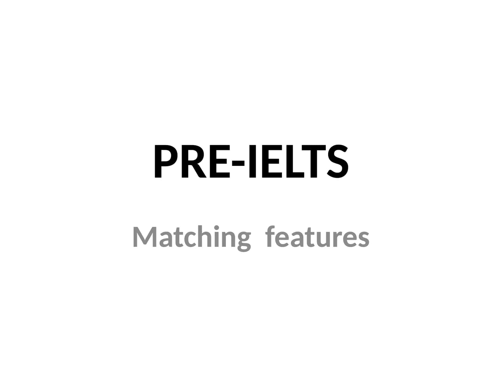 PRE-IELTS