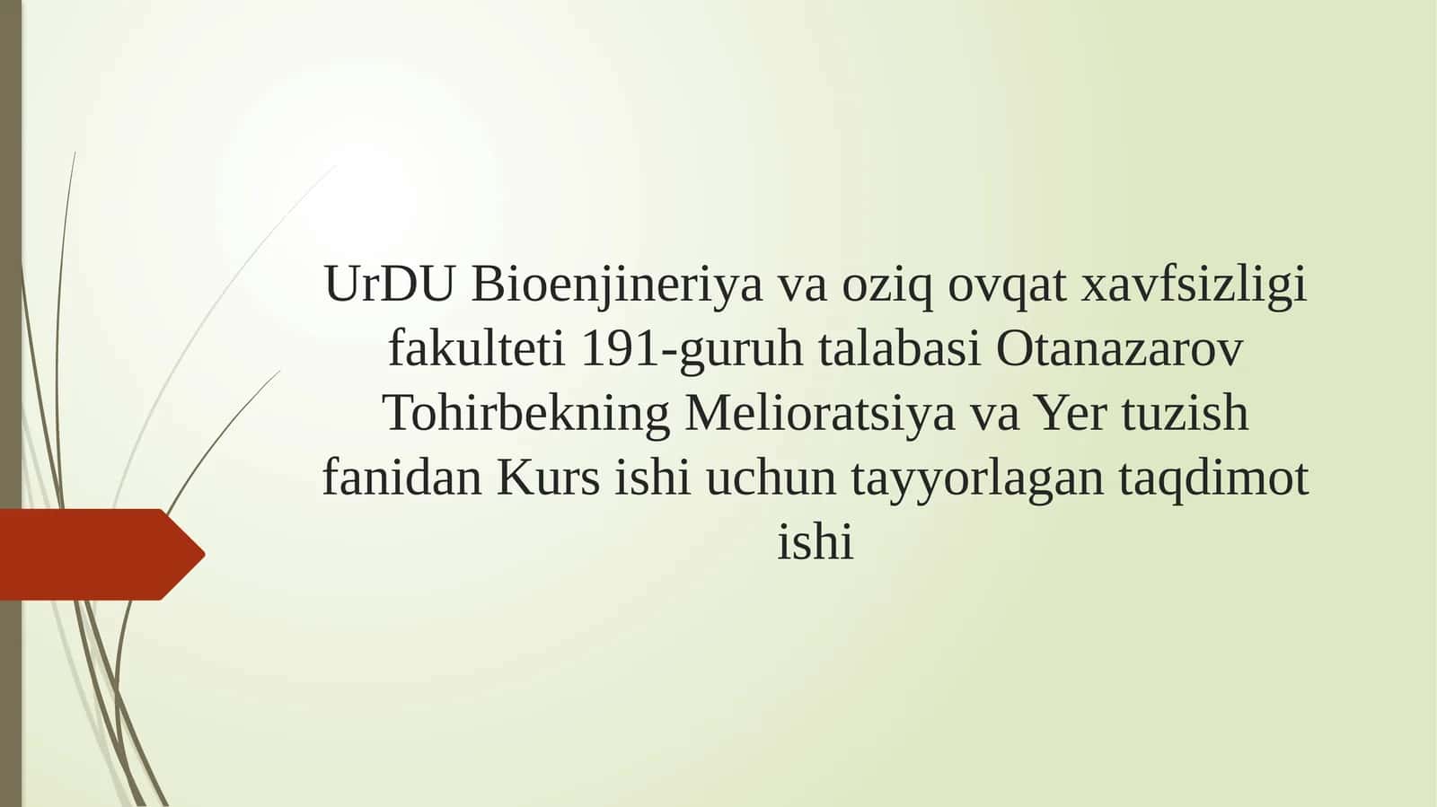 Sho’ryuvish usullari, muddatlari va me’yorlari
