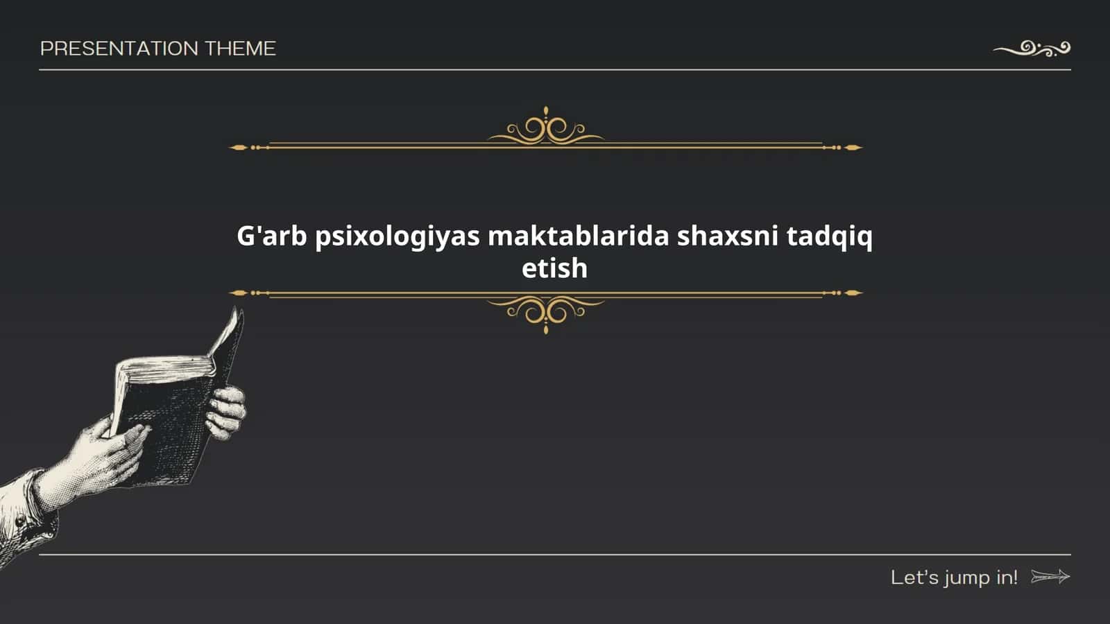 Freydning psixoanalitik yondashuvi va shaxsni tushunish