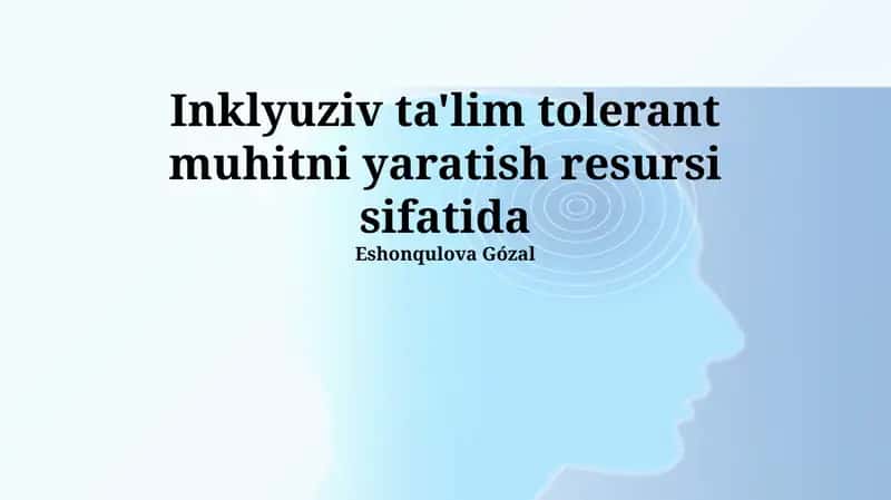 Inklyuziv Ta'lim