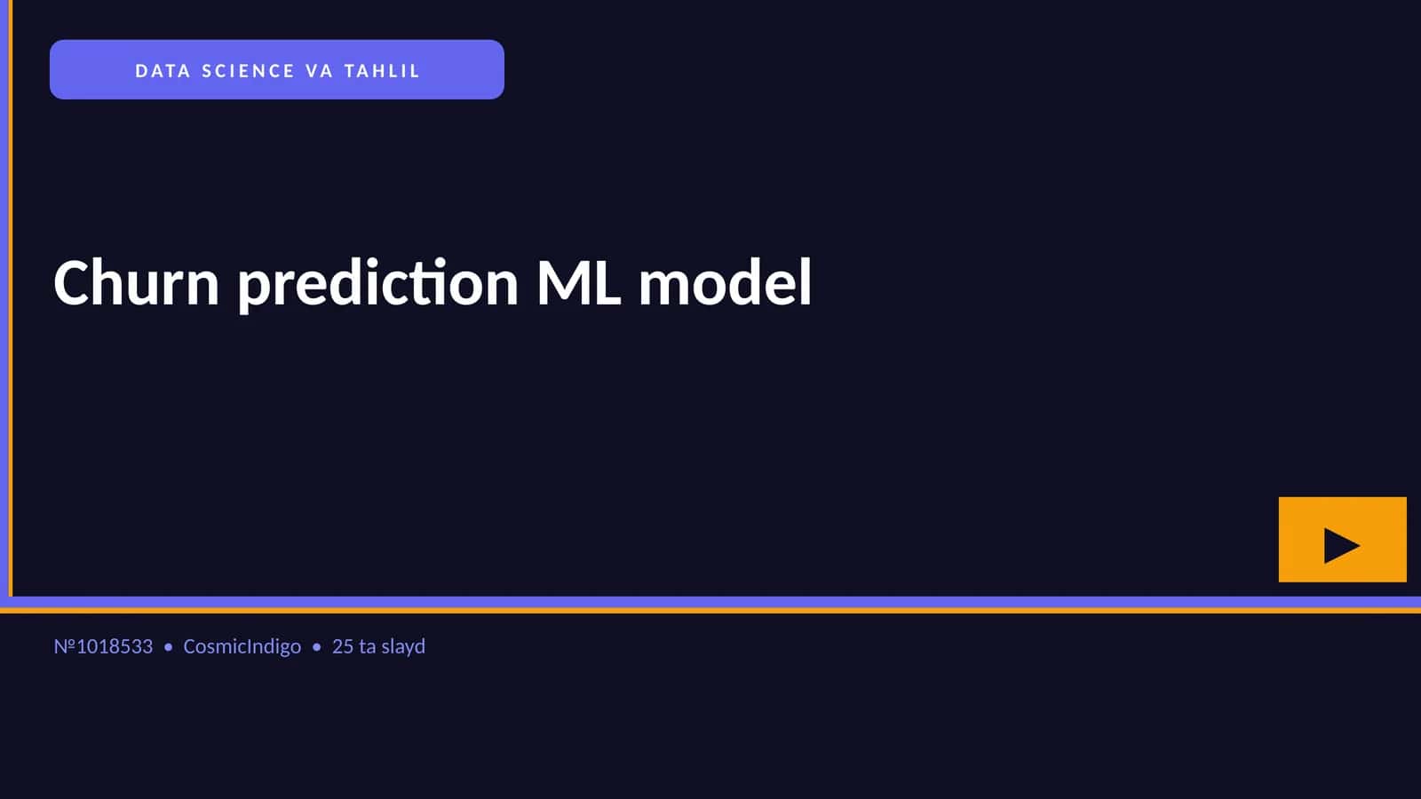 Churn prediction ML model