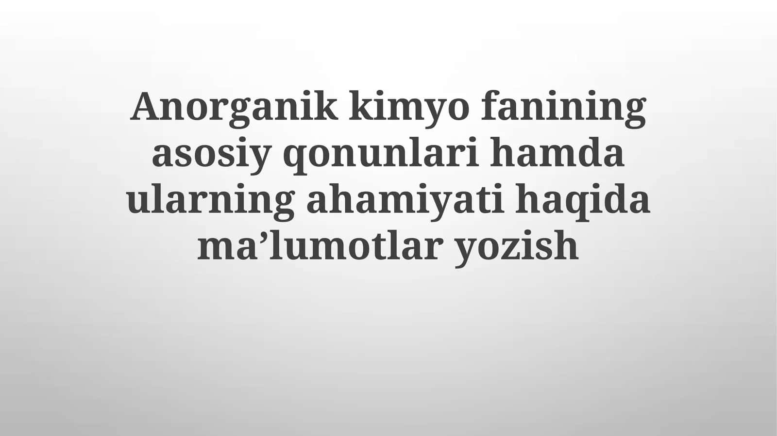 Avogadro qonuni va uning ahamiyati
