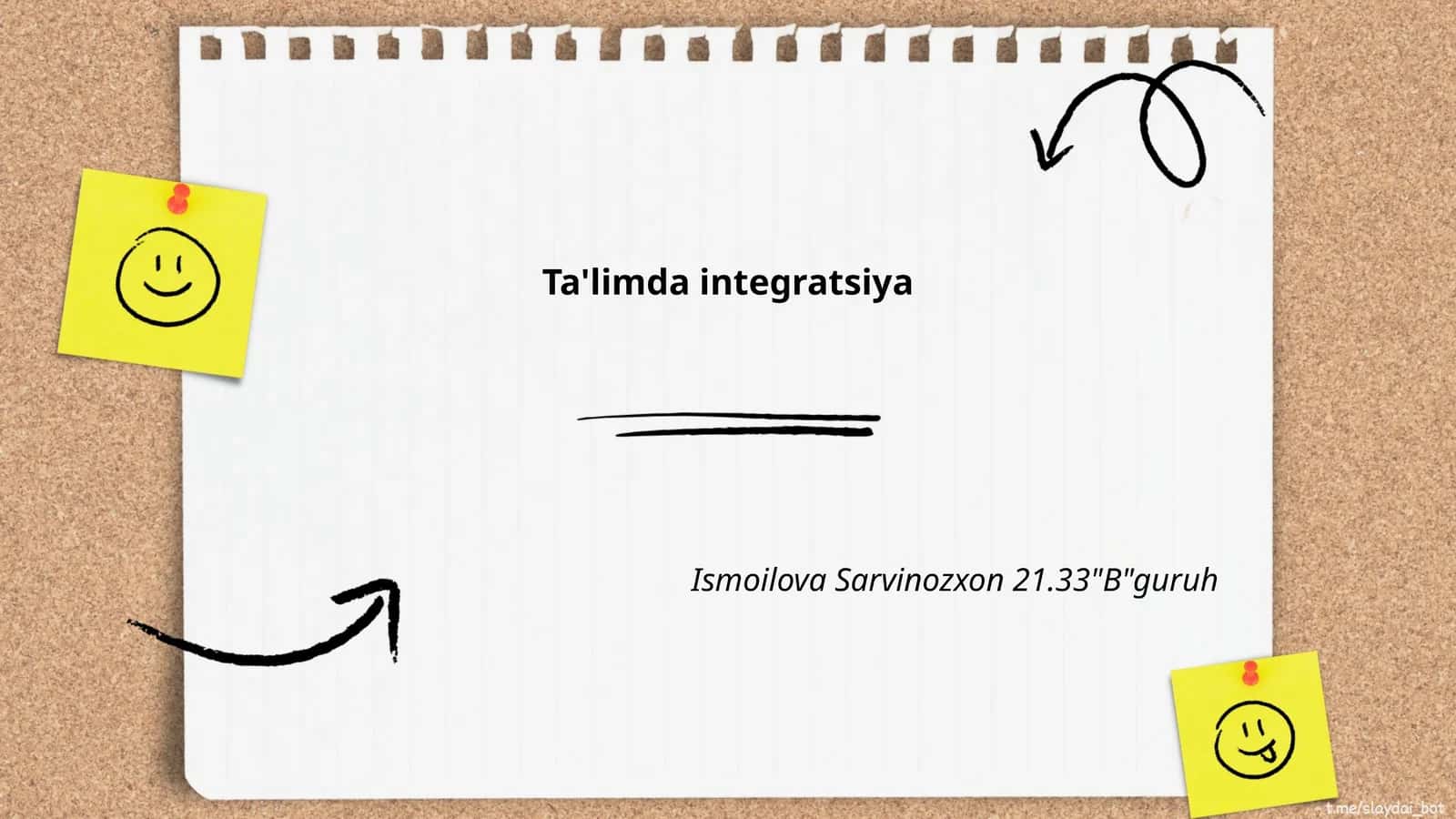 Integratsiyalashgan o'quv dasturlari