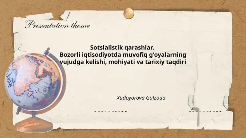 Sotsialistik qarashlar