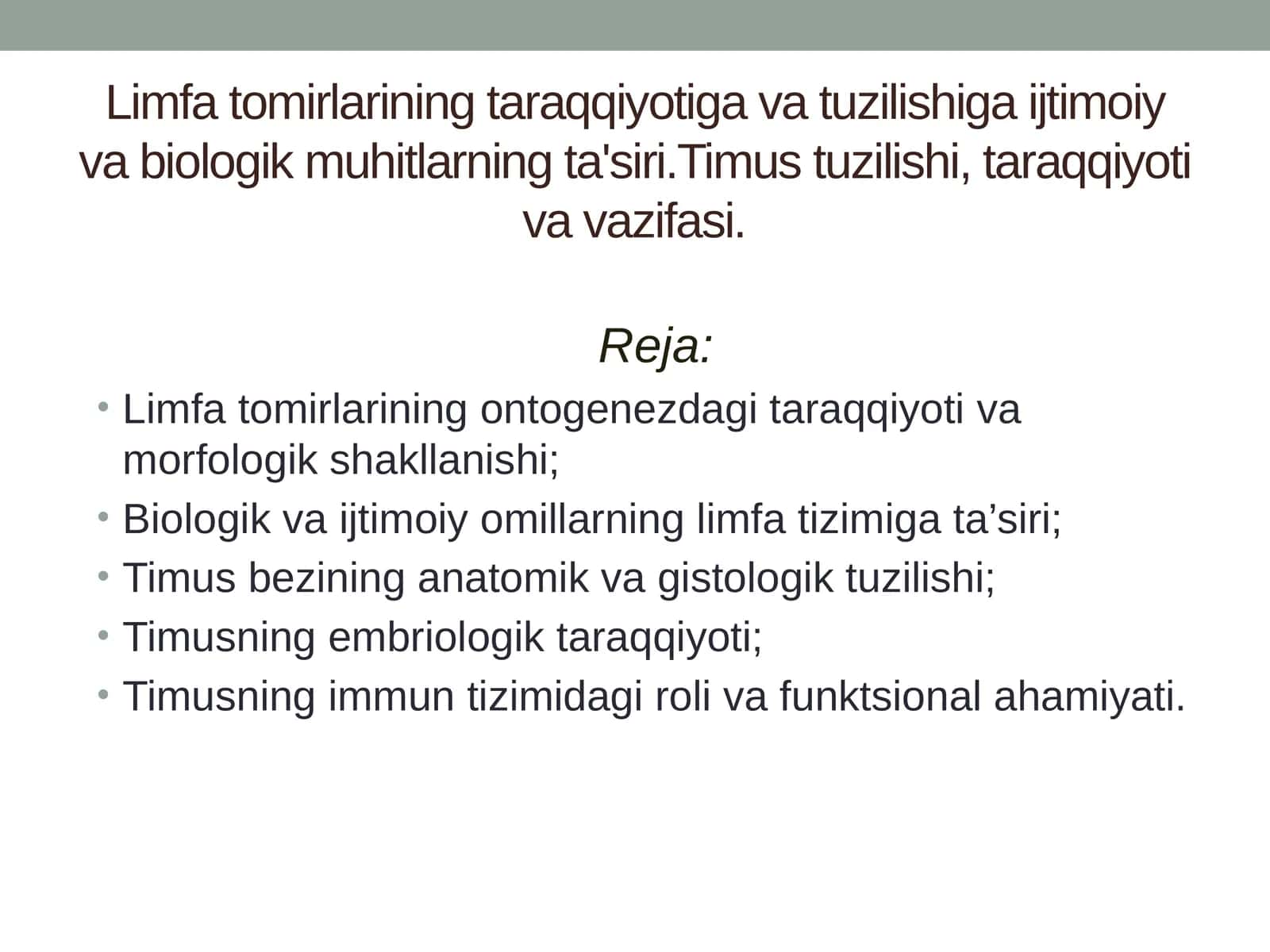 Biologik vaijtimoiy jismoniy tarbiya darsi