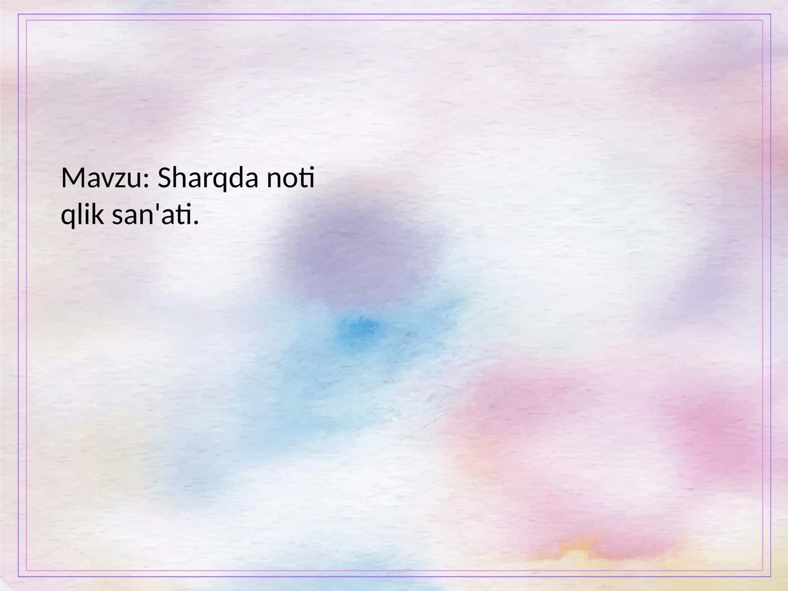 Sharqdanotiqliksan'ati