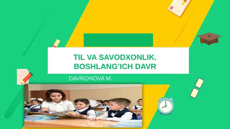 TIL VA SAVODXONLIK