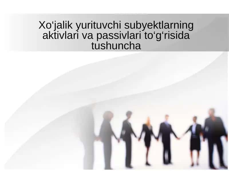 Aktivlar va passivlar