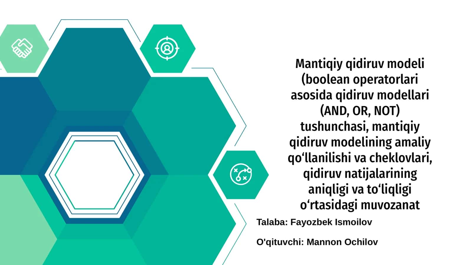 Mantiqiy qidiruv modeli