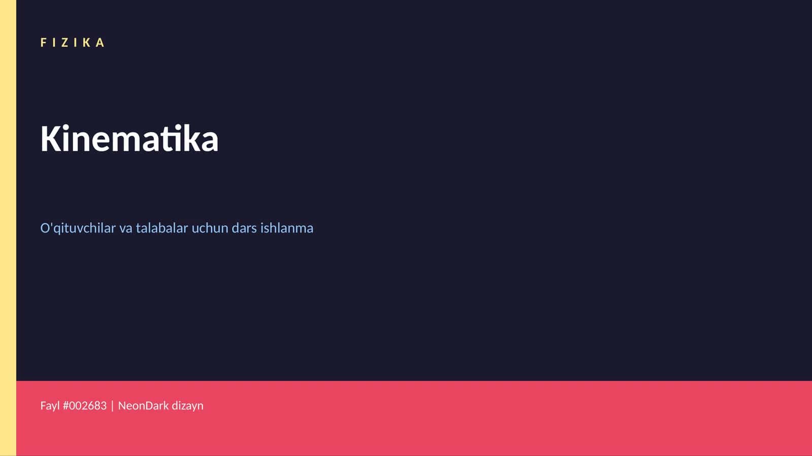 Kinematika