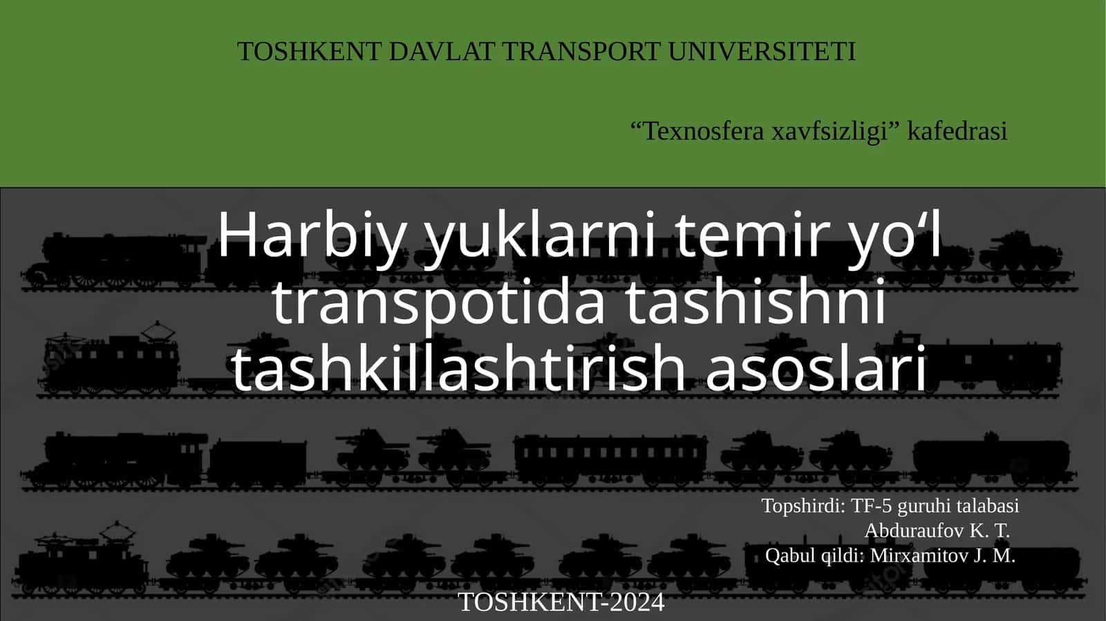 harbiy yuklar