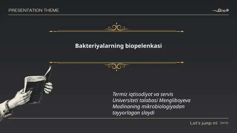 Bakteriyalarning biopelenkasi