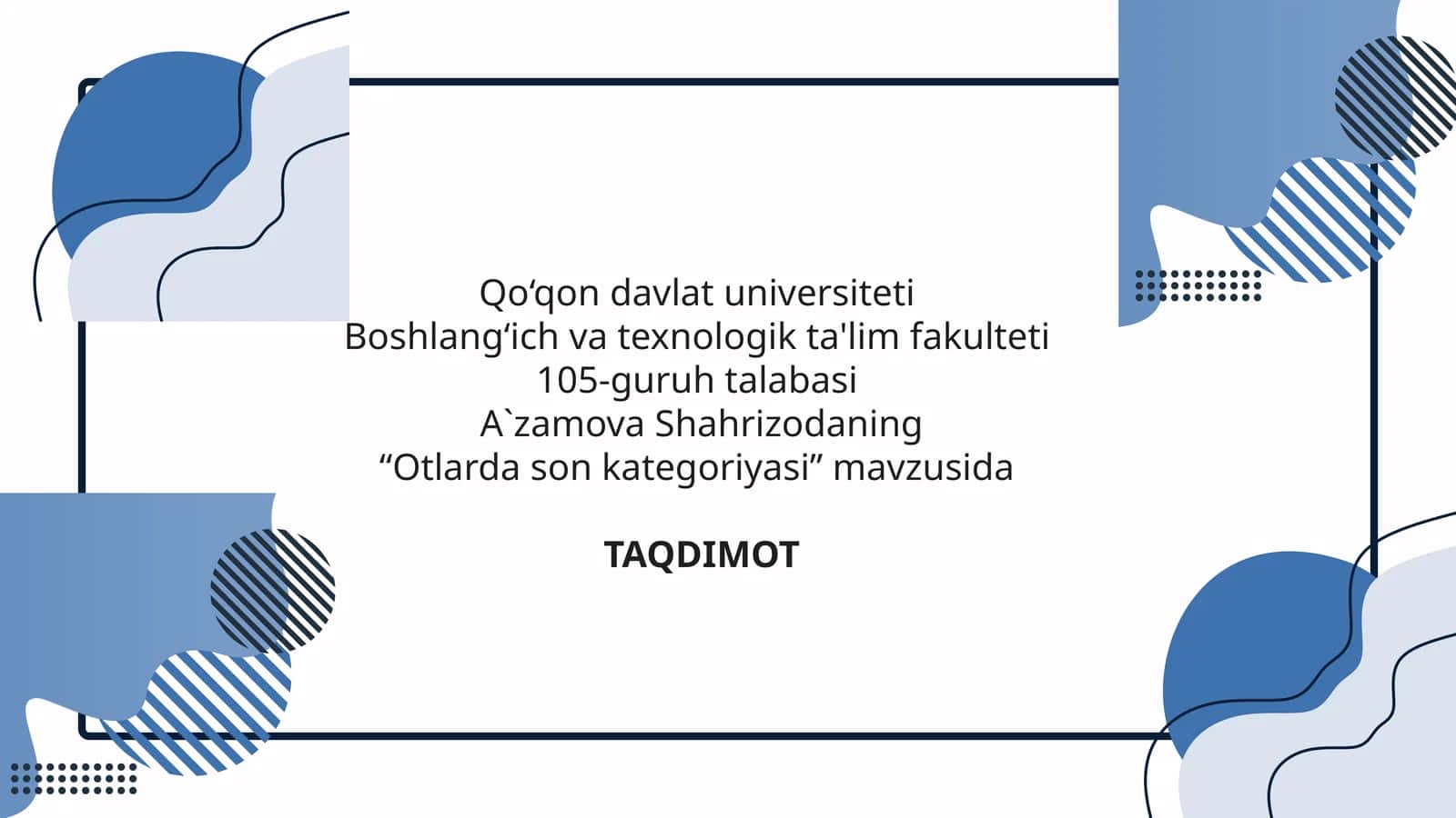 Otlarda son Kategoriyasi