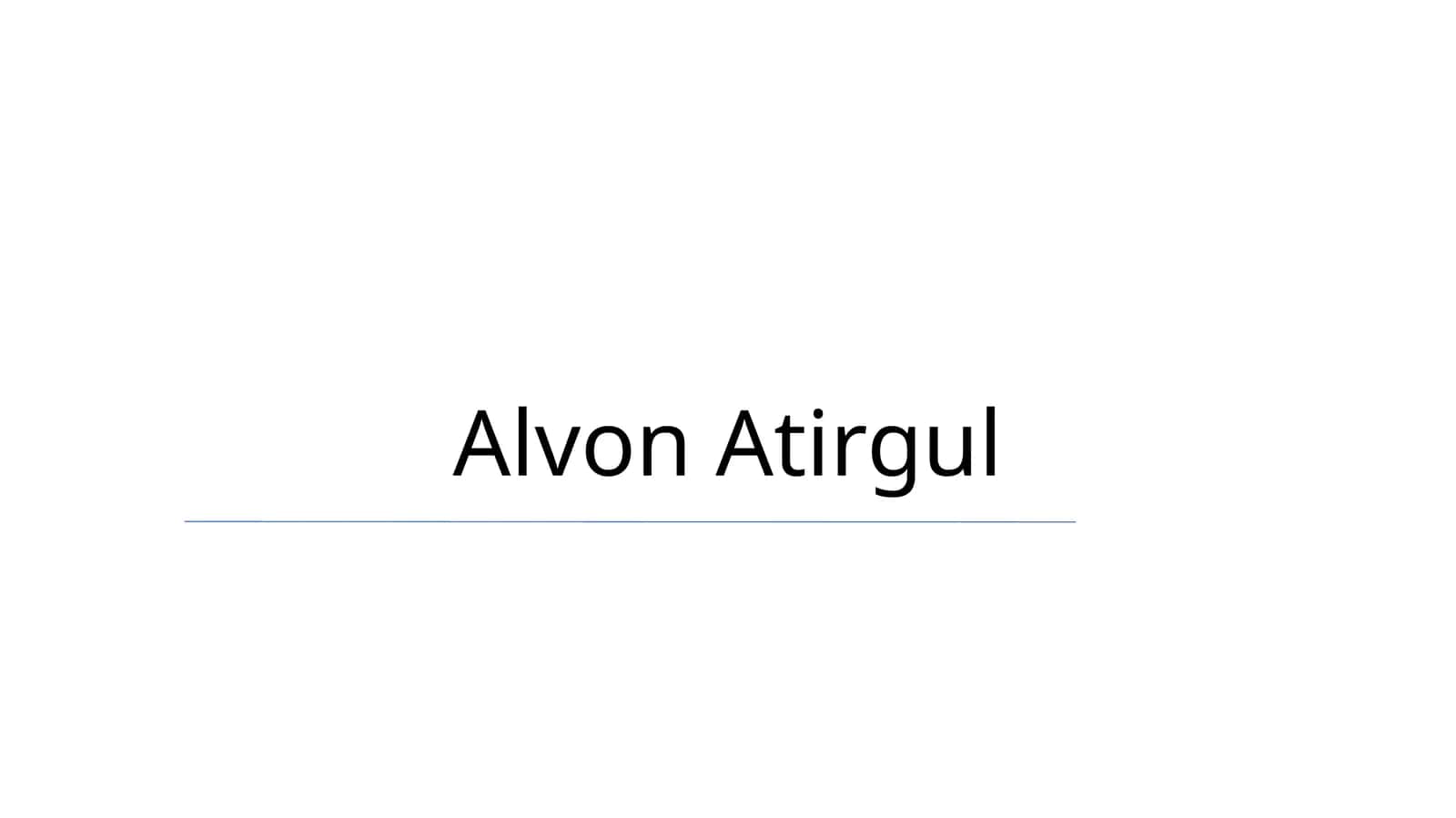Alvon Atirgul